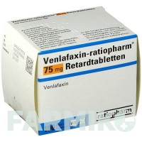 ВЕНЛАФАКСИН (VENLAFAXIN) 75 мг таблетки 100 шт - Венлафаксин RATIOPHARM
