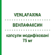 ВЕНЛАФАКСИН (VENLAFAXINA) 75 мг капсули модифіковані 14 шт - Венлафаксин LABORATORI ALTER
