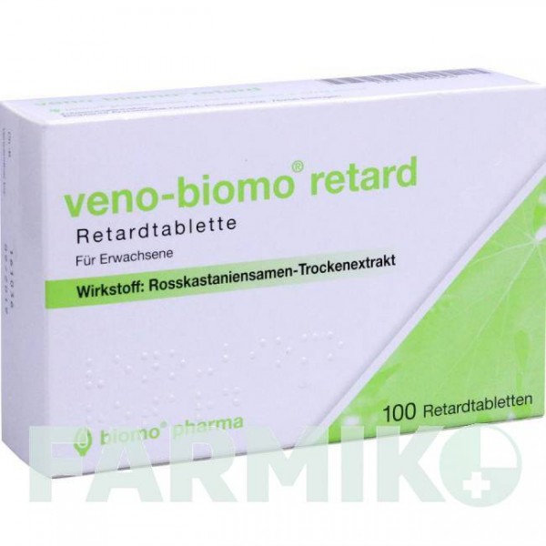 ВЕНО (VENO) таблетки 100 шт - Плоды конского каштана BIOMO PHARMA