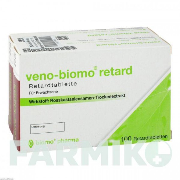 ВЕНО (VENO) таблетки 200 шт - Плоды конского каштана BIOMO PHARMA