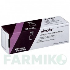 ВЕНОФЕР (VENOFER) 20 мг мл розчин 5x5 мл - Залізо (III) оксид-сахароза комплекс EMRA-MED
