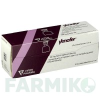 ВЕНОФЕР (VENOFER) 20 мг мл раствор 5x5 мл - Железо (III) оксид-сахароза комплекс VIFOR