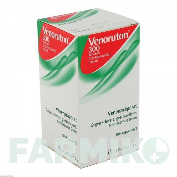 ВЕНОРУТОН (VENORUTON) 300 капсулы 100 шт - Рутозиды STADA