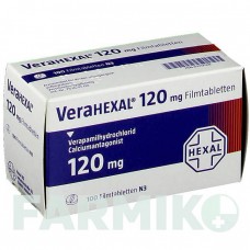 ВЕРАГЕКСАЛ (VERAHEXAL) 120 таблетки 100 шт - Верапамил HEXAL