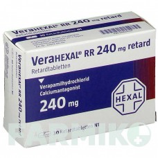 ВЕРАГЕКСАЛ (VERAHEXAL) 240 мг таблетки 30 шт - Верапамил HEXAL