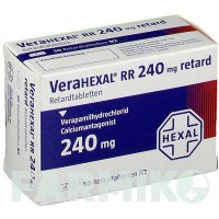 ВЕРАГЕКСАЛ (VERAHEXAL) 240 мг таблетки 50 шт - Верапаміл HEXAL