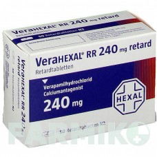 ВЕРАГЕКСАЛ (VERAHEXAL) 240 мг таблетки 50 шт - Верапамил HEXAL