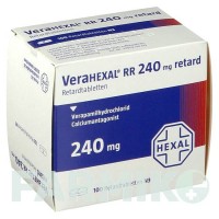 ВЕРАГЕКСАЛ (VERAHEXAL) 240 мг таблетки 100 шт - Верапамил HEXAL
