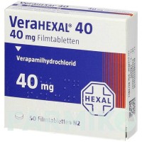 ВЕРАГЕКСАЛ (VERAHEXAL) 40 таблетки 50 шт - Верапаміл HEXAL