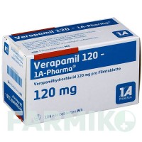 ВЕРАПАМІЛ (VERAPAMIL) 120 таблетки 100 шт - Верапаміл 1 A PHARMA