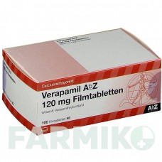 ВЕРАПАМИЛ (VERAPAMIL) 120 мг таблетки 100 шт - Верапамил ABZ PHARMA