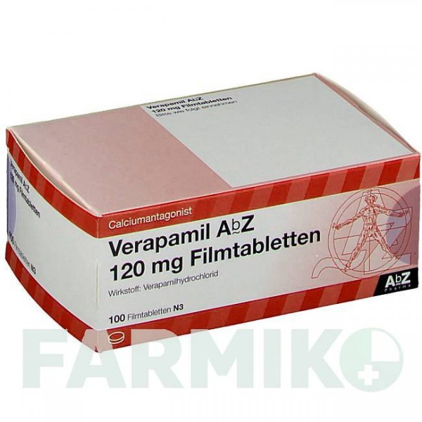 ВЕРАПАМИЛ (VERAPAMIL) 120 мг таблетки 100 шт - Верапамил ABZ PHARMA