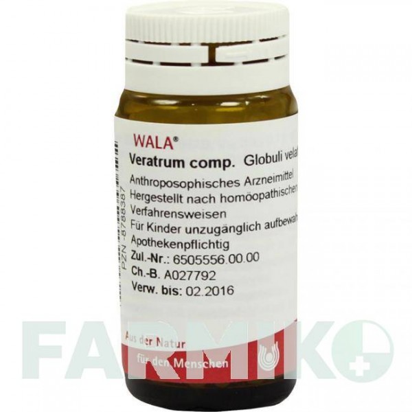 ВЕРАТРУМ КОМП (VERATRUM COMP) глобули 20 г - Гомеопатія WALA HEILMITTEL