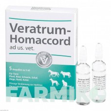 ВЕРАТРУМ ХОМАККОРД (VERATRUM HOMACCORD) ампулы 5 шт - Гомеопатия BIOLOGISCHE HEILMITTEL HEEL