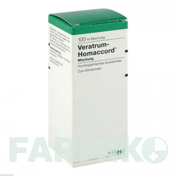 ВЕРАТРУМ ХОМАККОРД (VERATRUM HOMACCORD) капли 100 мл - Гомеопатия BIOLOGISCHE HEILMITTEL HEEL
