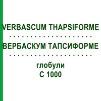 ВЕРБАСКУМ ТАПСИФОРМЕ (VERBASCUM THAPSIFORME) C 1000 глобули 0,5 г - Гомеопатия GUDJONS