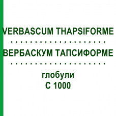 ВЕРБАСКУМ ТАПСИФОРМЕ (VERBASCUM THAPSIFORME) C 1000 глобули 0,5 г - Гомеопатія GUDJONS