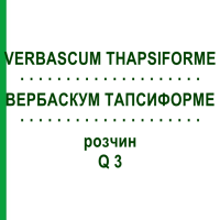 ВЕРБАСКУМ ТАПСИФОРМЕ (VERBASCUM THAPSIFORME) Q 3 розчин 15 мл - Гомеопатія GUDJONS