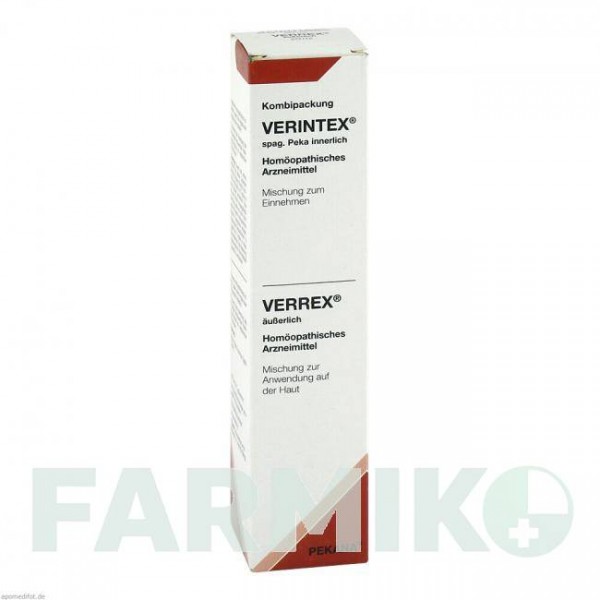 ВЕРІНТЕКС (VERINTEX) комбінований пакет 1 набор - Гомеопатія PEKANA NATURHEILMITTEL