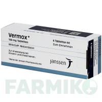 ВЕРМОКС (VERMOX) таблетки 6 шт - Мебендазол EMRA-MED