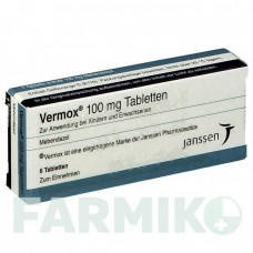 ВЕРМОКС (VERMOX) таблетки 6 шт - Мебендазол KOHLPHARMA