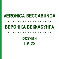 ВЕРОНІКА БЕККАБУНГА (VERONICA BECCABUNGA) LM 22 розчин 10 мл - Гомеопатія ARCANA DR.SEWERIN