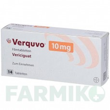 ВЕРКУВО (VERQUVO) 10 мг таблетки 1x14 шт - Верицигуат BAYER