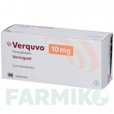 ВЕРКУВО (VERQUVO) 10 мг таблетки 1x98 шт - Верицигуат BAYER