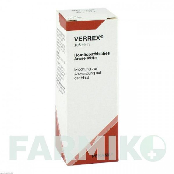 ВЕРРЕКС (VERREX) капли 20 мл - Гомеопатия PEKANA NATURHEILMITTEL