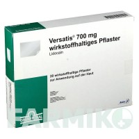 ВЕРСАТИС (VERSATIS) 700 мг пластырь 20 шт - Лидокаин ACA MULLER-ADAG PHARMA