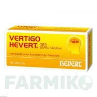 ВЕРТИГО (VERTIGO) таблетки 40 шт - Гомеопатія HEVERT