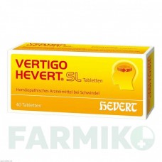 ВЕРТИГО (VERTIGO) таблетки 40 шт - Гомеопатия HEVERT
