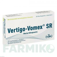 ВЕРТИГО ВОМЕКС (VERTIGO VOMEX) капсули 20 шт - Дименгідринат KLINGE PHARMA
