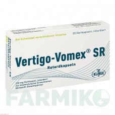 ВЕРТИГО ВОМЕКС (VERTIGO VOMEX) капсулы 20 шт - Дименгидринат KLINGE PHARMA