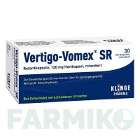 ВЕРТИГО ВОМЕКС (VERTIGO VOMEX) капсули 30 шт - Дименгідринат KLINGE PHARMA