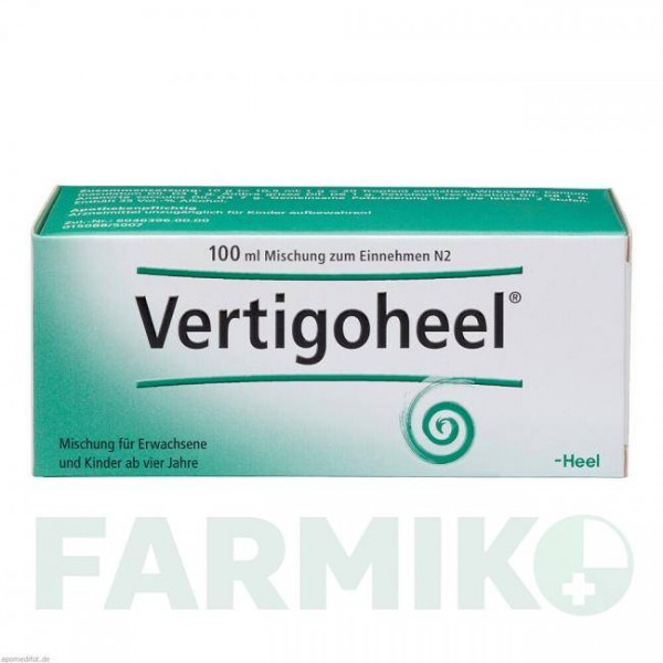 ВЕРТИГОХЕЛЬ (VERTIGOHEEL) капли 100 мл - Гомеопатия BIOLOGISCHE HEILMITTEL HEEL