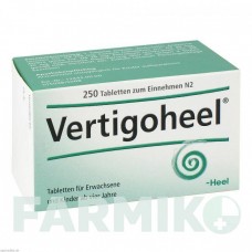 ВЕРТИГОХЕЛЬ (VERTIGOHEEL) таблетки 250 шт - Гомеопатия BIOLOGISCHE HEILMITTEL HEEL