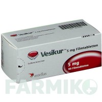 ВЕЗИКУР (VESIKUR) 5 мг таблетки 90 шт - Соліфенацин ASTELLAS PHARMA