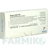 ВЕСПА КРАБРО (VESPA CRABRO) D 6 ампулы 8x1 мл - Гомеопатия WELEDA
