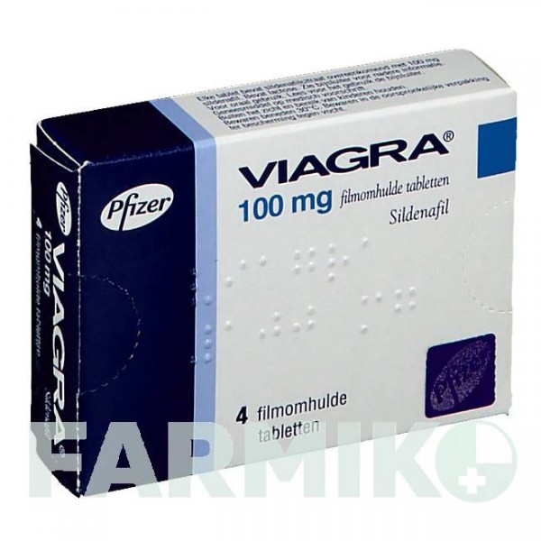 ВИАГРА (VIAGRA) 100 мг таблетки 4 шт - Силденафил AXICORP PHARMA