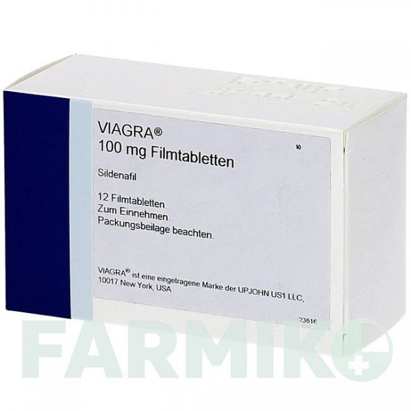 ВІАГРА (VIAGRA) 100 мг таблетки 12 шт - Силденафіл DOCPHARM