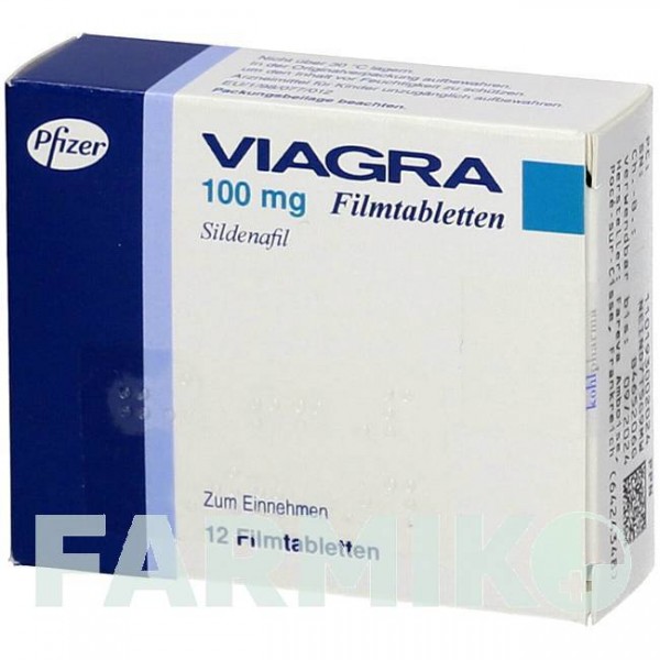 ВИАГРА (VIAGRA) 100 мг таблетки 12 шт - Силденафил KOHLPHARMA
