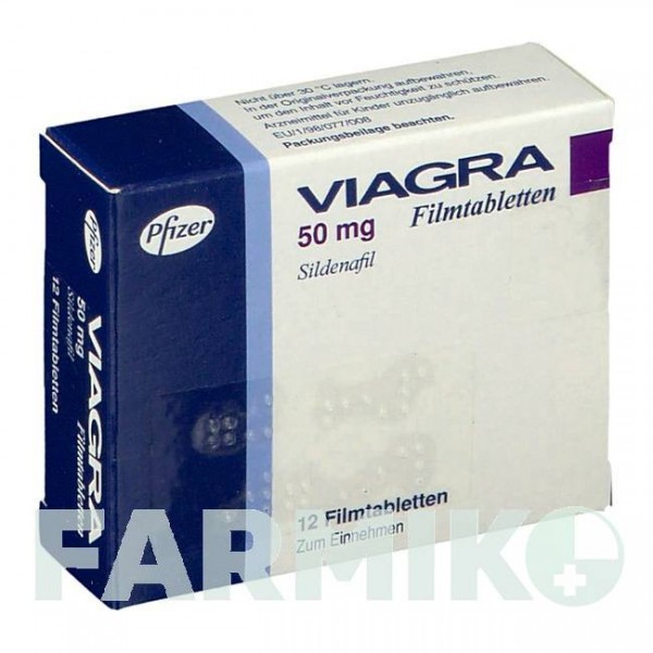 ВИАГРА (VIAGRA) 50 мг таблетки 12 шт - Силденафил KOHLPHARMA