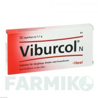ВИБУРКОЛ (VIBURCOL) суппозитории для детей и младенцев 12 шт - Гомеопатия BIOLOGISCHE HEILMITTEL HEEL