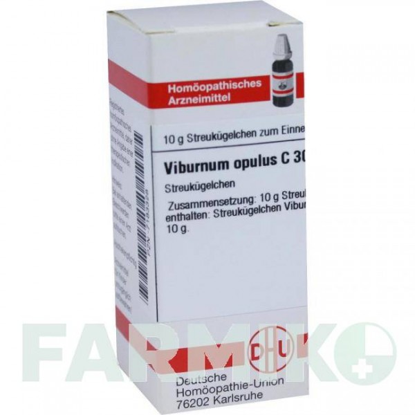 ВИБУРНУМ ОПУЛЮС (VIBURNUM OPULUS) C 30 глобули 10 г - Гомеопатия DHU