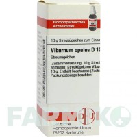ВІБУРНУМ ОПУЛЮС (VIBURNUM OPULUS) D 12 глобули 10 г - Гомеопатія DHU
