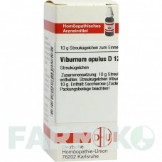 ВИБУРНУМ ОПУЛЮС (VIBURNUM OPULUS) D 12 глобули 10 г - Гомеопатия DHU