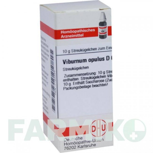 ВИБУРНУМ ОПУЛЮС (VIBURNUM OPULUS) D 6 глобули 10 г - Гомеопатия DHU