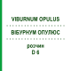 ВИБУРНУМ ОПУЛЮС (VIBURNUM OPULUS) D 6 раствор 20 мл - Гомеопатия DHU