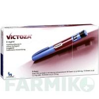 ВИКТОЗА (VICTOZA) 6 мг/мл раствор 5x3 мл - Лираглутид NOVO NORDISK